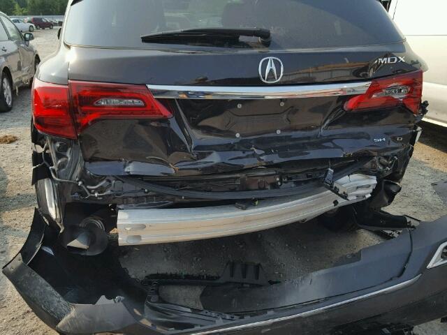 5FRYD4H47HB503932 - 2017 ACURA MDX NAVI BLACK photo 9