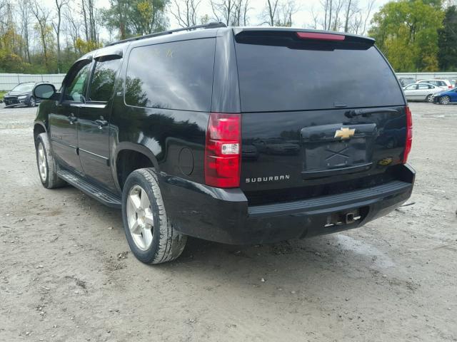 3GNFK16337G108413 - 2007 CHEVROLET SUBURBAN K BLACK photo 3