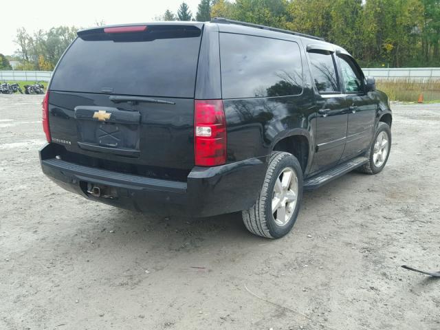 3GNFK16337G108413 - 2007 CHEVROLET SUBURBAN K BLACK photo 4