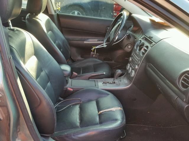 1YVHP80D535M26011 - 2003 MAZDA 6 GREEN photo 5