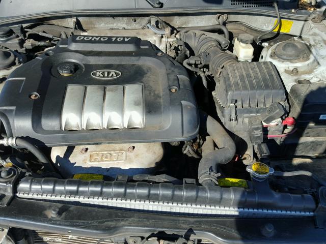 KNAGD126555390806 - 2005 KIA OPTIMA SILVER photo 7