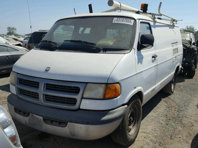 2B7LB31Z5XK518734 - 1999 DODGE RAM VAN B3 WHITE photo 2