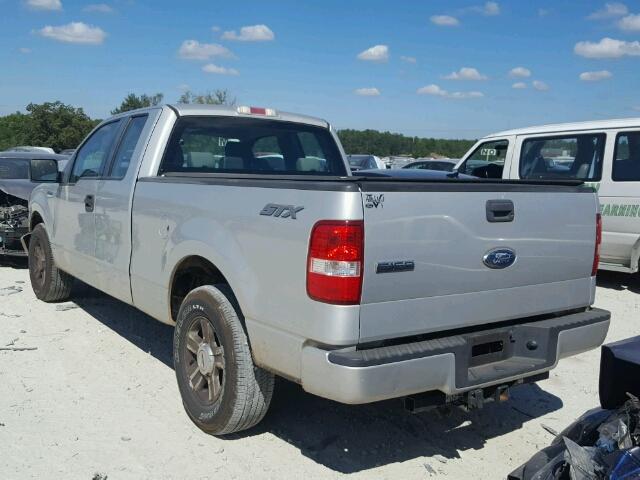 1FTRX12W78KD20863 - 2008 FORD F150 SILVER photo 3