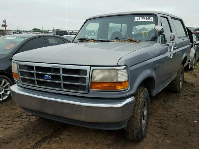 1FMEU15H0SLB60794 - 1995 FORD BRONCO U10 BLUE photo 2