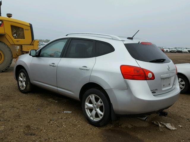 JN8AS58V19W435586 - 2009 NISSAN ROGUE S SILVER photo 3