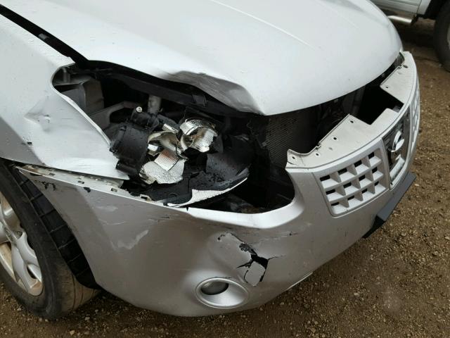 JN8AS58V19W435586 - 2009 NISSAN ROGUE S SILVER photo 9