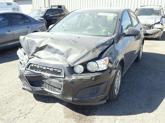 1G1JA5SH0E4131777 - 2014 CHEVROLET SONIC LS ყავისფერი ფოტო 2