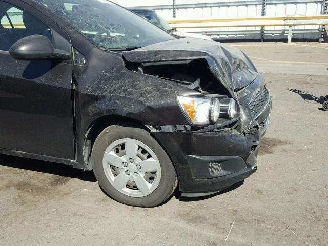 1G1JA5SH0E4131777 - 2014 CHEVROLET SONIC LS ყავისფერი ფოტო 9