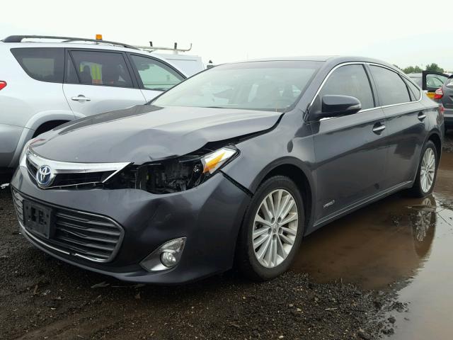 4T1BD1EB9DU017418 - 2013 TOYOTA AVALON HYB GRAY photo 2