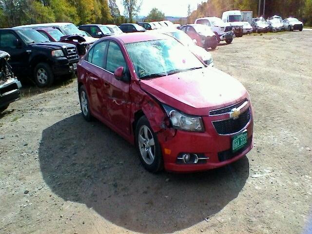 1G1PC5SB4E7256909 - 2014 CHEVROLET CRUZE LT RED photo 1