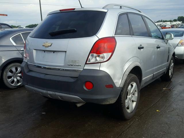 3GNAL1EK7CS629075 - 2012 CHEVROLET CAPTIVA SP SILVER photo 4