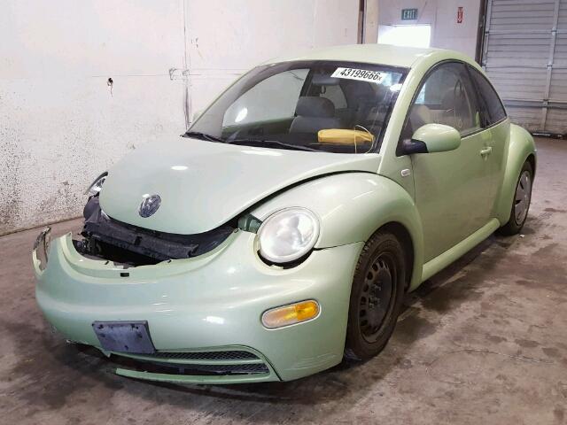 3VWBK21C13M424163 - 2003 VOLKSWAGEN NEW BEETLE Yaşıl foto 2