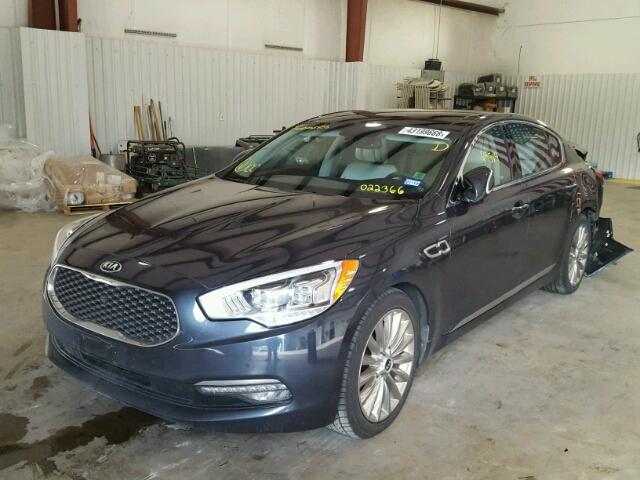 KNALW4D43F6022366 - 2015 KIA K900 BLUE photo 2