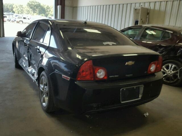 1G1ZH57B59F126457 - 2009 CHEVROLET MALIBU 1LT BLACK photo 3