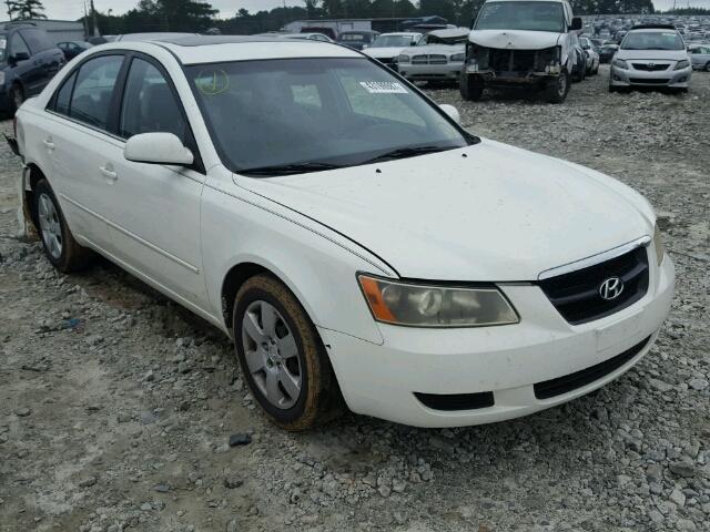 5NPET46C97H241347 - 2007 HYUNDAI SONATA WHITE photo 1