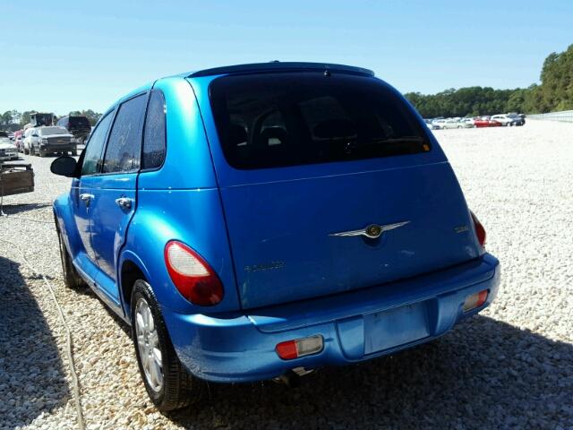 3A8FY58B08T249315 - 2008 CHRYSLER PT CRUISER BLUE photo 3