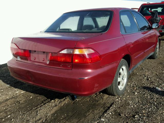 JHMCG5671YC026559 - 2000 HONDA ACCORD SE RED photo 4