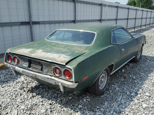 BS23G2B259944 - 1972 PLYMOUTH BARRACUDA GREEN photo 4