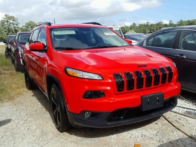 1C4PJLDB4HW607150 - 2017 JEEP CHEROKEE L RED photo 1