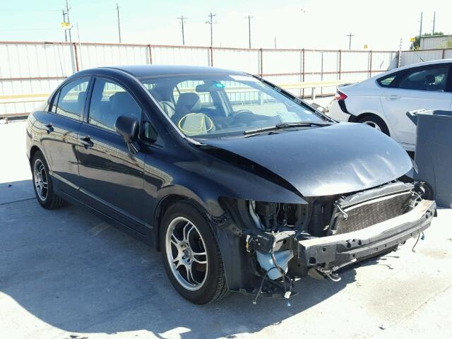 2HGFA16548H335156 - 2008 HONDA CIVIC BLACK photo 1