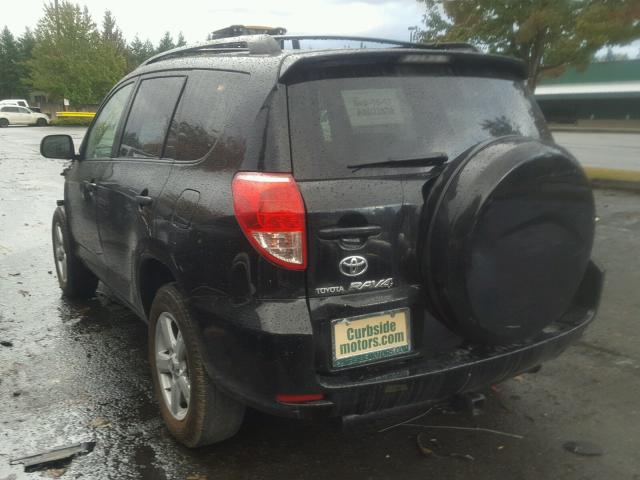 JTMBD33V265021448 - 2006 TOYOTA RAV4 BLACK photo 3