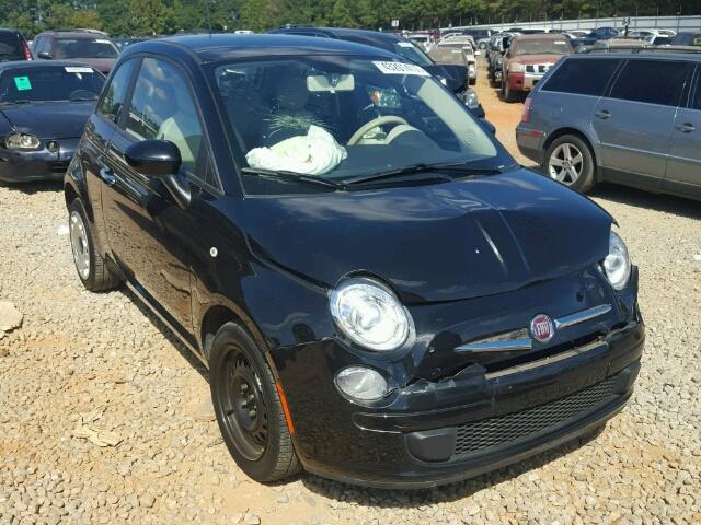 3C3CFFAR7DT554922 - 2013 FIAT 500 POP BLACK photo 1