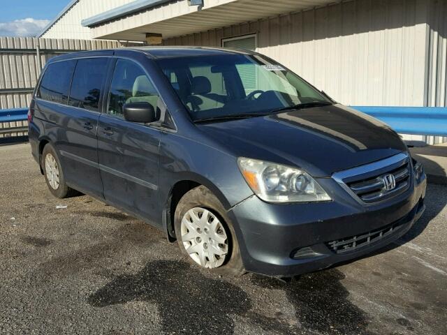 5FNRL38246B126376 - 2006 HONDA ODYSSEY LX GRAY photo 1