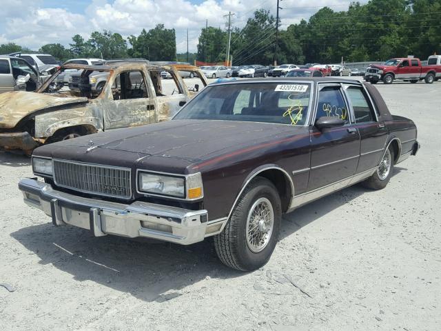 1G1BU51H1JA168099 - 1988 CHEVROLET CAPRICE CL 栗色 照片 2