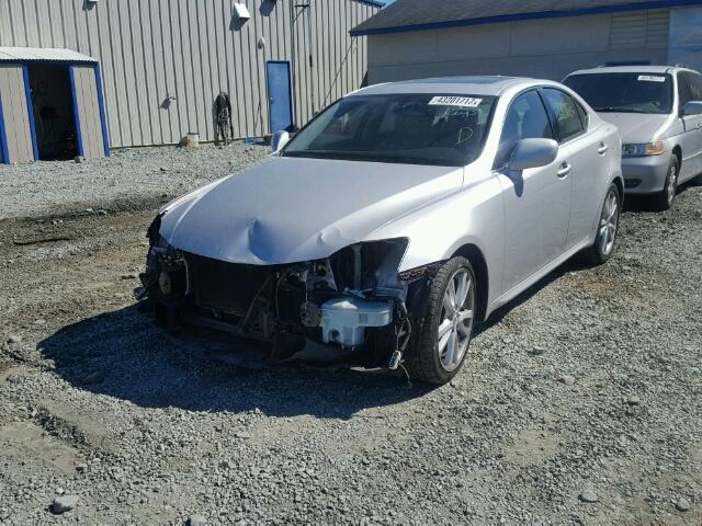 JTHBK262875026297 - 2007 LEXUS IS 250 SILVER photo 2