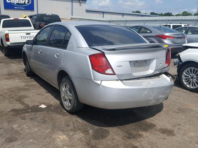 1G8AJ55F96Z173686 - 2006 SATURN ION LEVEL SILVER photo 3