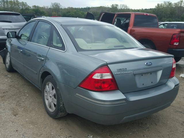 1FAFP23196G146134 - 2006 FORD FIVE HUNDR GREEN photo 3