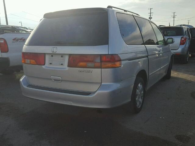5FNRL18664B142325 - 2004 HONDA ODYSSEY EX SILVER photo 4
