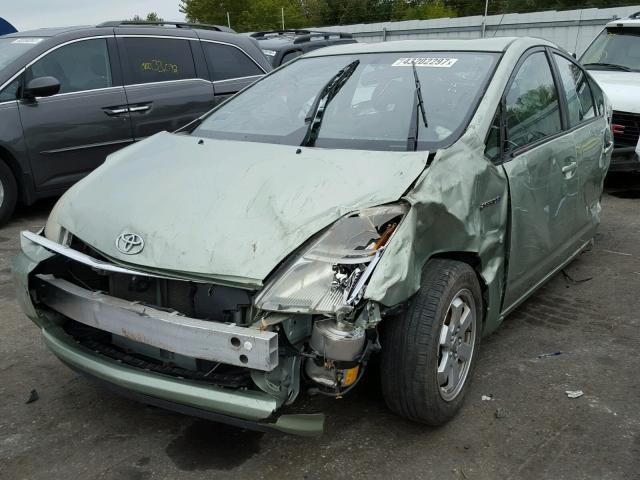 JTDKB20U097885970 - 2009 TOYOTA PRIUS GREEN photo 2