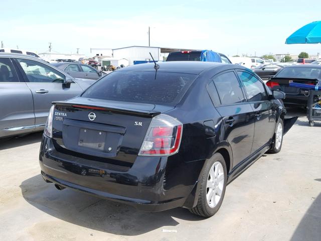 3N1AB6AP2AL677376 - 2010 NISSAN SENTRA 2.0 BLACK photo 4