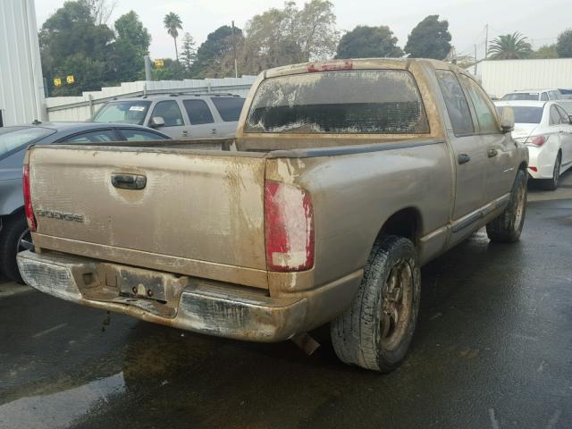 1D7HA18N32S599527 - 2002 DODGE RAM 1500 BEIGE photo 4