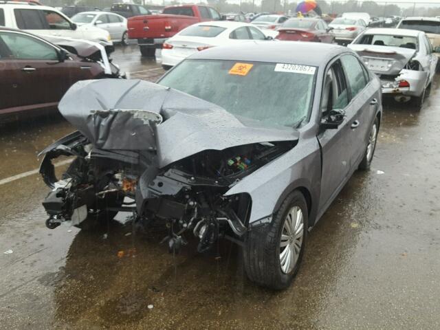 1VWAT7A33FC062560 - 2015 VOLKSWAGEN PASSAT S გრაფიტი ფოტო 2