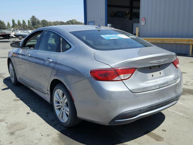 1C3CCCAB9GN112786 - 2016 CHRYSLER 200 LIMITE SILVER photo 3