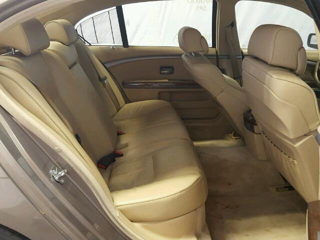 WBAGN63433DS44401 - 2003 BMW 745 LI Золотой фото 6