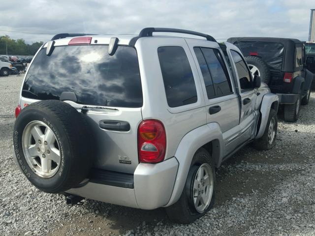 1J4GL58K94W231341 - 2004 JEEP LIBERTY LI SILVER photo 4