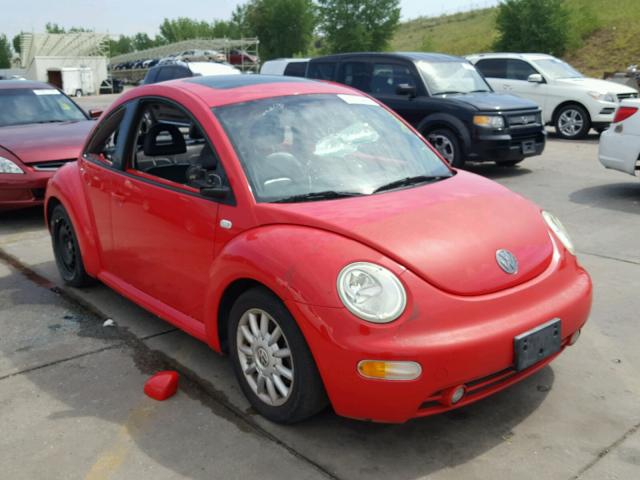 3VWCD21C3YM488498 - 2000 VOLKSWAGEN NEW BEETLE RED photo 1