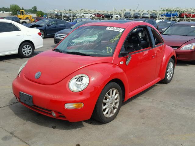 3VWCD21C3YM488498 - 2000 VOLKSWAGEN NEW BEETLE 红色 照片 2