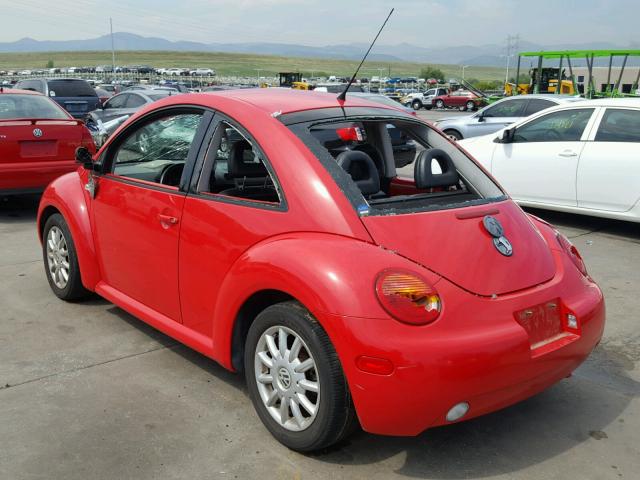 3VWCD21C3YM488498 - 2000 VOLKSWAGEN NEW BEETLE 红色 照片 3