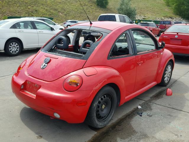 3VWCD21C3YM488498 - 2000 VOLKSWAGEN NEW BEETLE 红色 照片 4