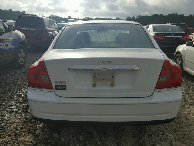 YV1TS592X51390870 - 2005 VOLVO S80 2.5T WHITE photo 10