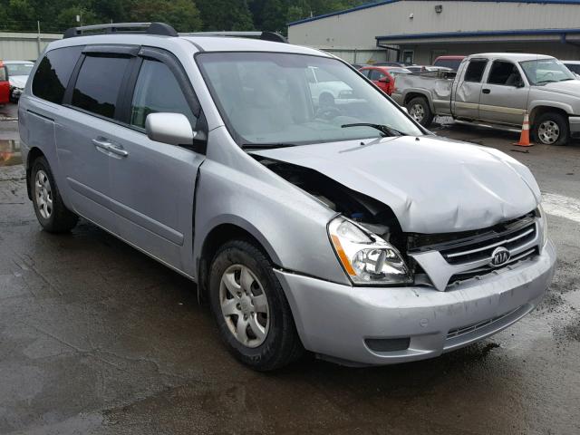 KNDMB233166076040 - 2006 KIA SEDONA EX SILVER photo 1