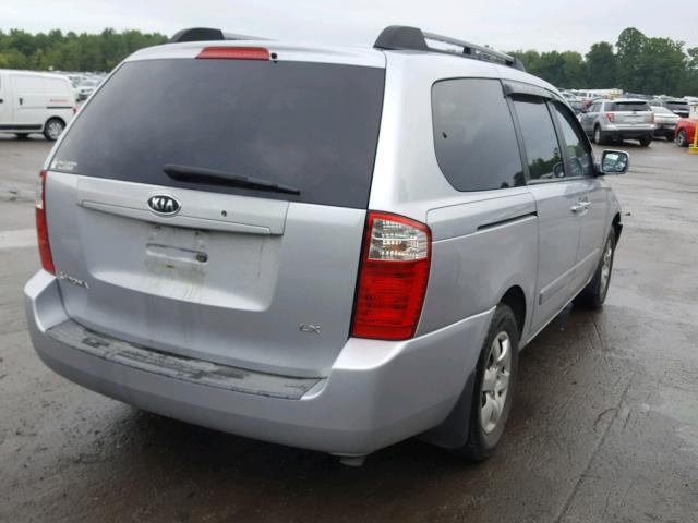 KNDMB233166076040 - 2006 KIA SEDONA EX SILVER photo 4