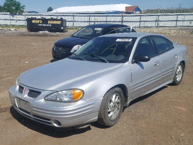1G2NE52F62C288635 - 2002 PONTIAC GRAND AM S ვერცხლისფერი ფოტო 2
