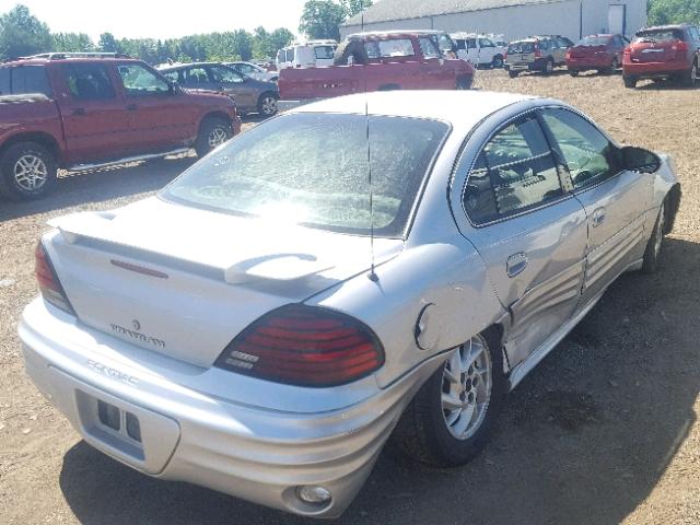 1G2NE52F62C288635 - 2002 PONTIAC GRAND AM S ვერცხლისფერი ფოტო 4