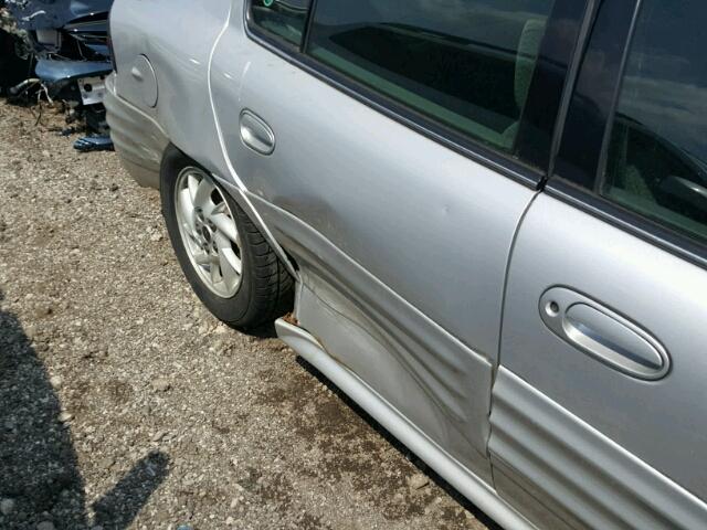 1G2NE52F62C288635 - 2002 PONTIAC GRAND AM S ვერცხლისფერი ფოტო 9