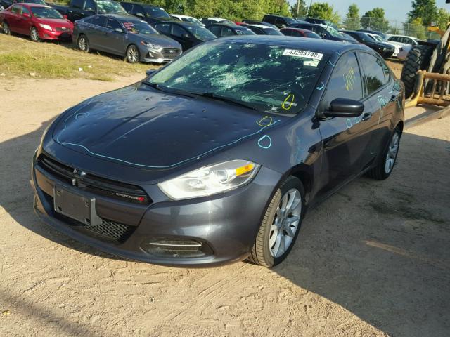 1C3CDFBH7DD224876 - 2013 DODGE DART SXT GRAY photo 2